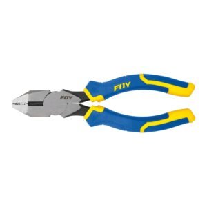 Pinza para electricista con mango bimaterial corte lateral de 8" Foy