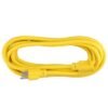 Extension electrica uso extra rudo aterrizada color amarillo, 30 m Surtek