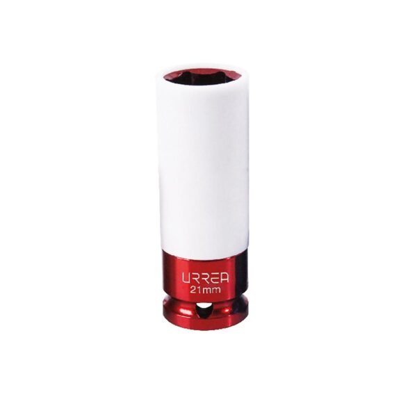 68812293 Dado de impacto metrico cuadro de 1/2" con proteccion Nylamid, 21 mm Urrea