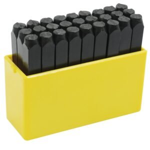 Juego de letras de la "A" a la "Z" de golpe 6 mm, 27 piezas Surtek