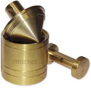 Plomada de laton tipo barril 580 g Surtek