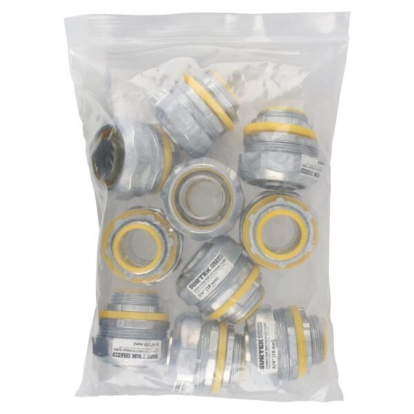 Conector recto para tubo liquid tight 3/4" Surtek
