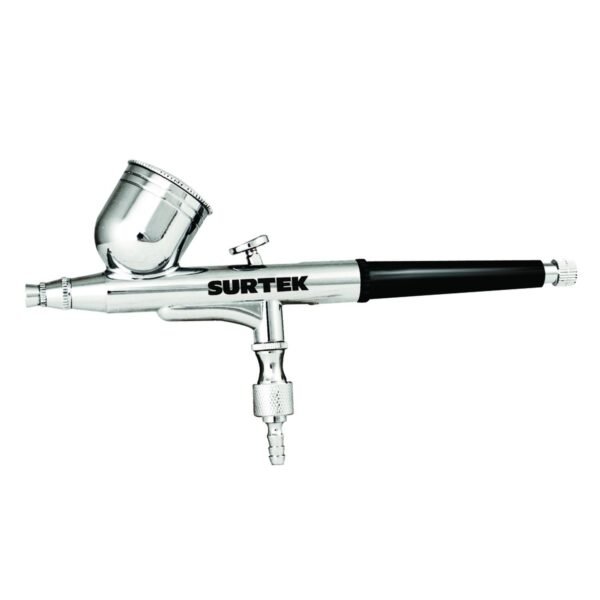 Aerografo profesional con alimentacion por gravedad, capacidad 7 ml, 35 PSI, 3 piezas Surtek
