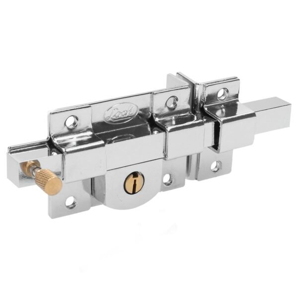 Cerradura de barra libre funcion izquierda, cromo brillante, llave estandar, en caja Lock