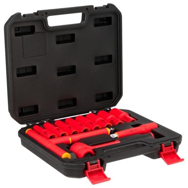 68808695 Juego de dados y accesorios cuadro de 1/2" en pulgadas para 1000 V, 11 piezas Urrea