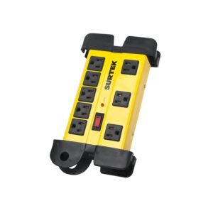 68805891 Supresor de picos 8 entradas cable 1200 J, 90 cm Surtek