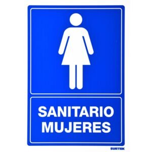 Señal "Sanitario mujeres" Surtek