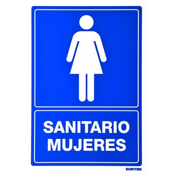 Señal "Sanitario mujeres" Surtek