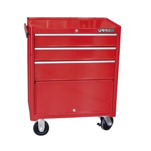 68801191 Gabinete movil con 3 gavetas color rojo 27" serie I Urrea