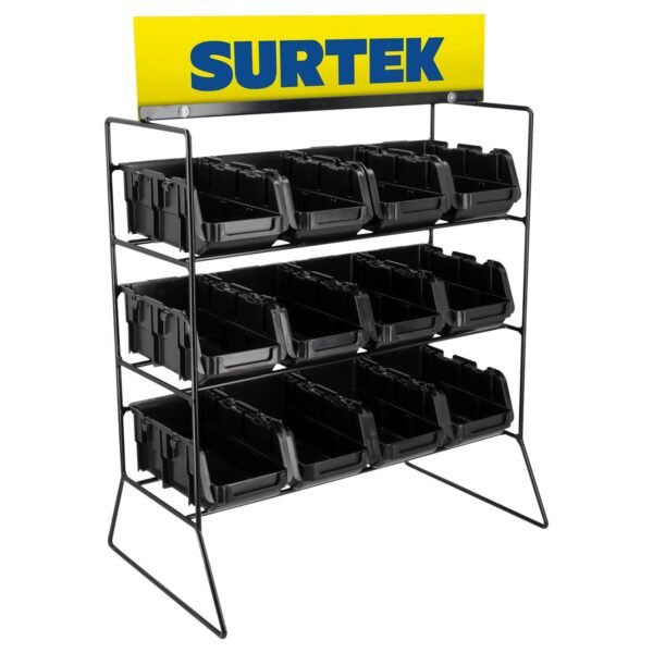 68803603 Rcak despachador de mostrador para tornilleria, 12 gavetas plasticas Surtek