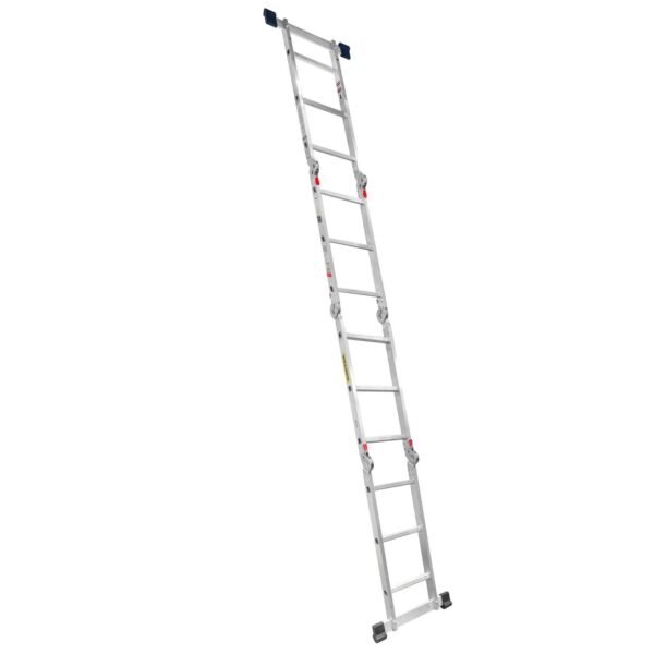 Escalera multiposiciones tipo III de aluminio con 12 peldaños Surtek