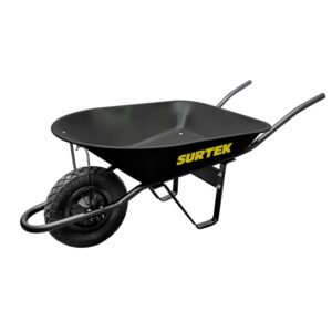 Carretilla ligera con bastidor metalico 4.5 Ft llanta neumatica reforzada de 4 capas Surtek