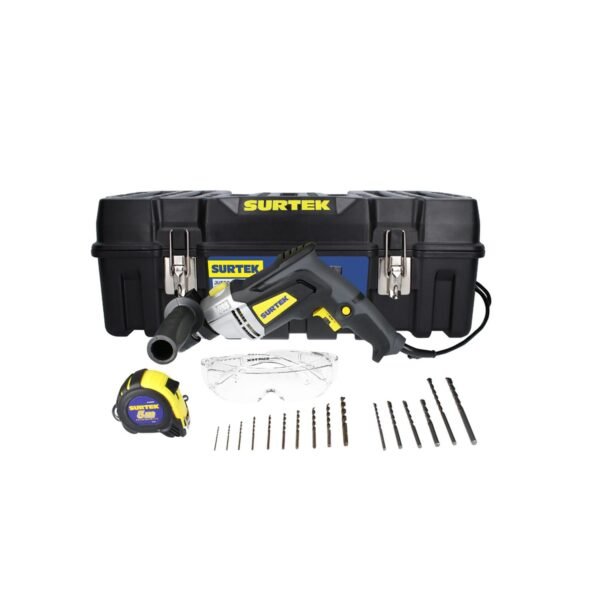 Juego combinado de herramienta con rotomartillo 1/2" 20 piezas, con caja plastica Surtek
