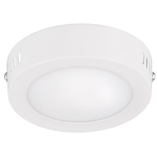 Luminario de LED de sobreponer redondo 6 W, luz fria Surtek