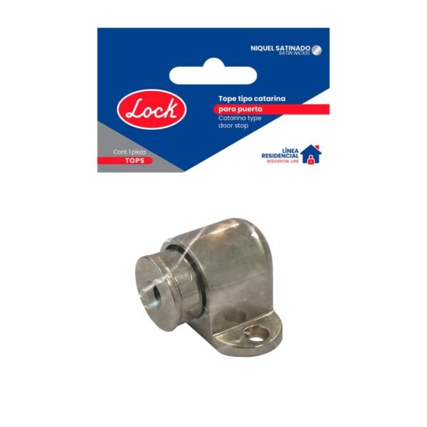 Tope magnetico para puerta niquel satinado Lock