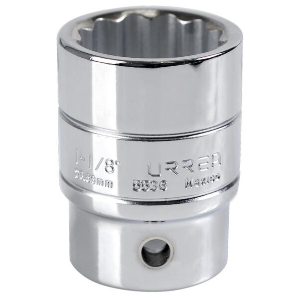 Dado cuadro de 3/4", 12 puntas, en pulgadas, 1-1/8" Urrea