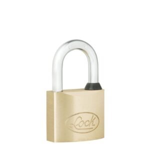 Candado de laton corto 40 mm, llave de puntos Lock
