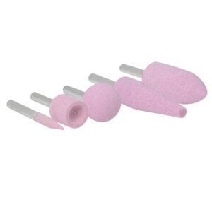 Juego de puntas montadas oxido de aluminio rosas tipo A, 5 piezas Urrea