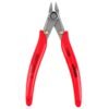 68813636 Pinza para electronica con mango rubber grip de 5-1/8" corte al ras 22° Urrea