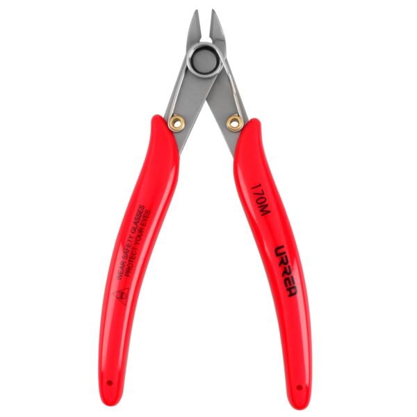 68813636 Pinza para electronica con mango rubber grip de 5-1/8" corte al ras 22° Urrea