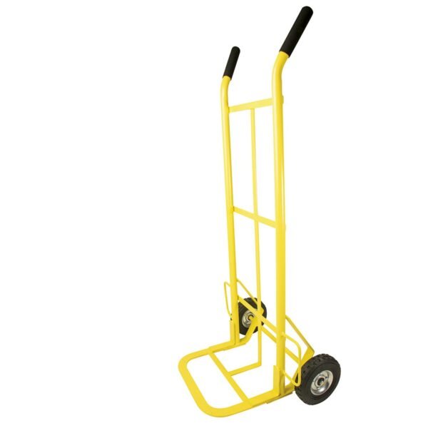 Diablo bodeguero capacidad 300 kg amarillo con llanta solida Surtek
