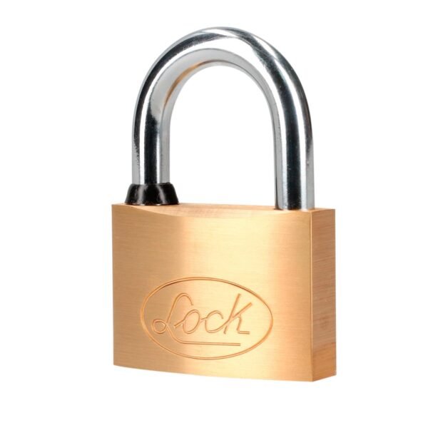 Candado de laton corto 60 mm, llave bancaria Lock