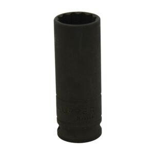 Dado de impacto largo cuadro de 3/8", 12 puntas, en pulgadas, 1/2" Urrea