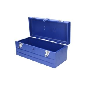 68813853 Caja portaherramientas metalica color azul con charola 16" x 7" x 6" Foy