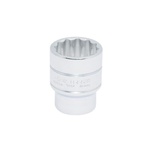 Dado cuadro de 1/2", 12 puntas, en pulgadas, 1-5/16" Urrea