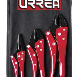 Juego de pinzas de presion, 3 piezas Urrea