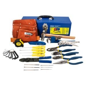 Juego combinado de herramienta 32 piezas, con caja metalica Foy