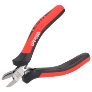 Pinza para electronica con mango antiestatico corte diagonal de 4-1/2" punta delgada Urrea