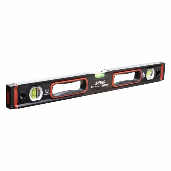 Nivel anti-impacto magnetico de aluminio 24" Urrea