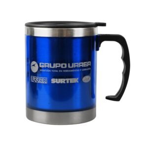 68811258 Taza termica color azul de acero inoxidable 350 ml Surtek