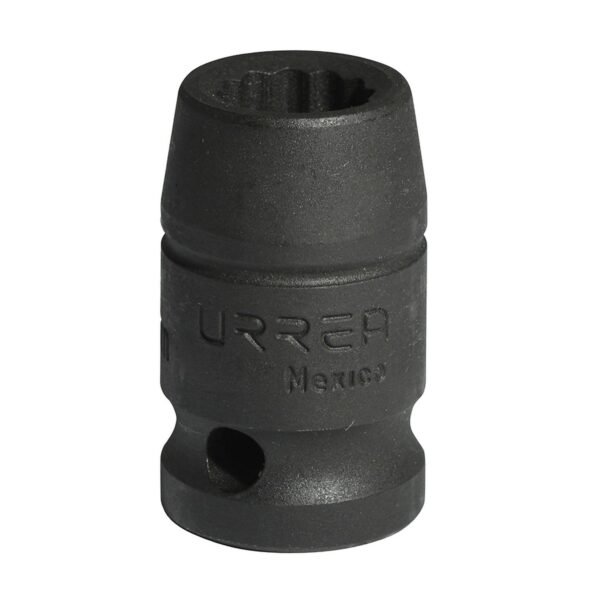 Dado de impacto cuadro de 1/2", 12 puntas, metrico, 12 mm Urrea