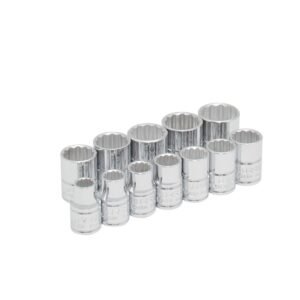 68811226 Juego de dados cuadro de 3/8", 12 puntas, metricos, 12 piezas Urrea