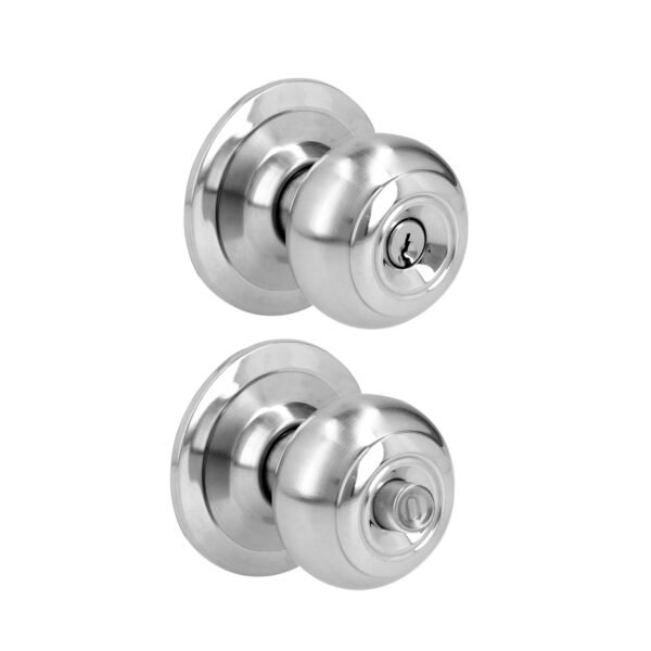 Pomo cilindrico ovalado para constructora funcion recamara, acero inoxidable, llave std, c Prolok