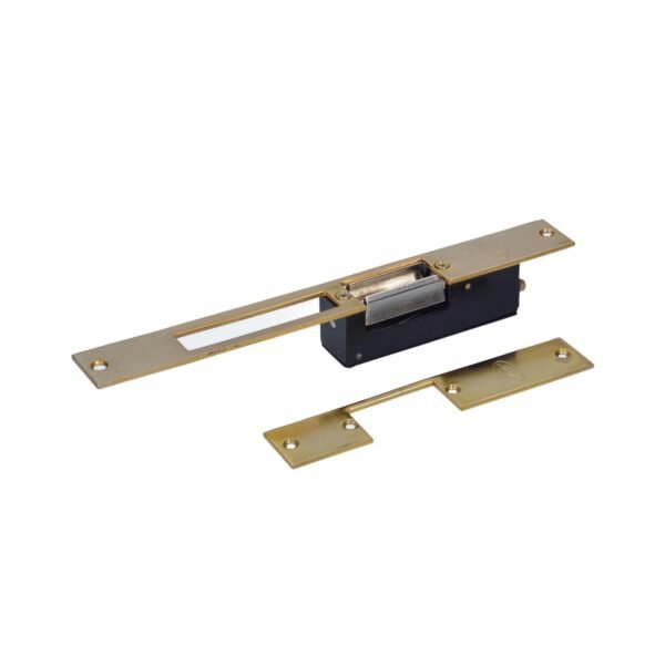 Contra electrica con bobina, laton brillante, en caja Lock