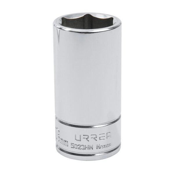 Dado largo cuadro de 3/8", 6 puntas, metrico, 23 mm Urrea