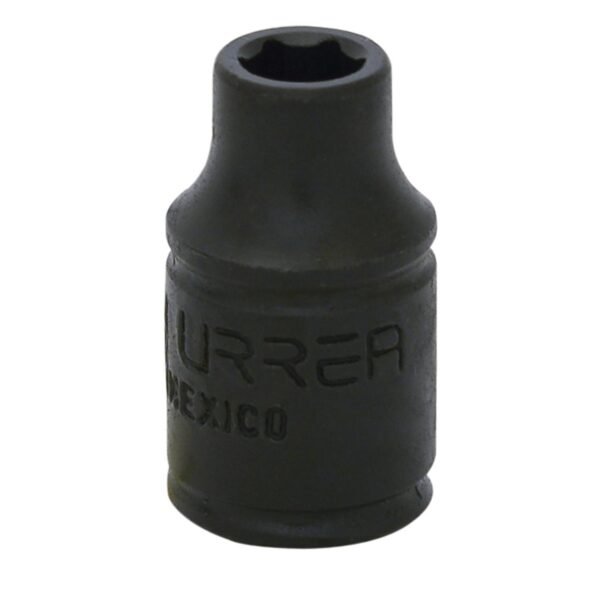 Dado de impacto cuadro de 1/4", 6 puntas, metrico, 8 mm Urrea
