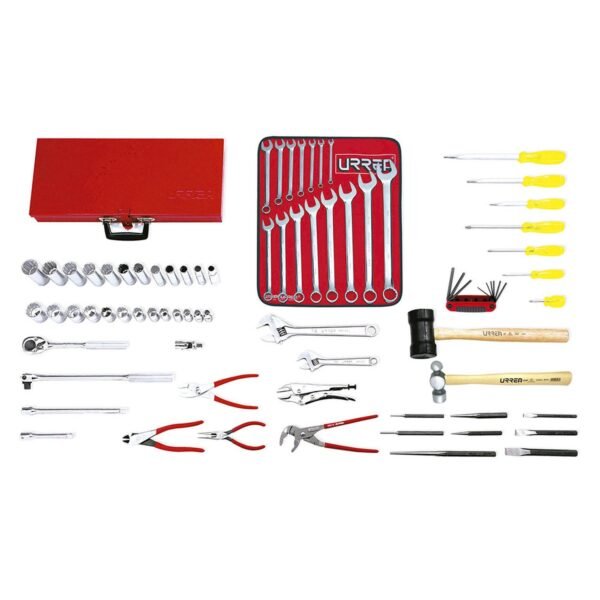 Juego basico industrial en pulgadas 71 piezas Urrea