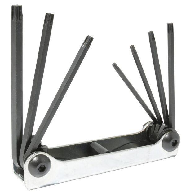 68802231 Juego de llaves hexagonales tipo navaja torx T10 a T40 estuche metalico, 7 pz Urrea