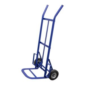 Diablo bodeguero capacidad 100 kg azul con llanta solida Foy