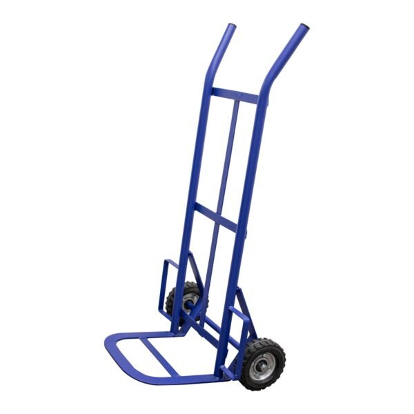 Diablo bodeguero capacidad 100 kg azul con llanta solida Foy