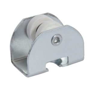 Juego de carretillas riel TT 2 baleros para closet, galvanizada Lock