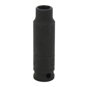 Dado de impacto largo cuadro de 3/8", 6 puntas, en pulgadas, 7/16" Urrea