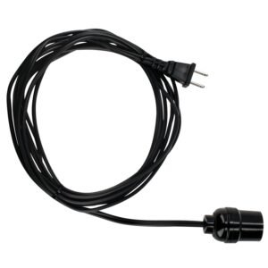 Portalampara con cable de alimentacion 2 x 18 4 m Surtek
