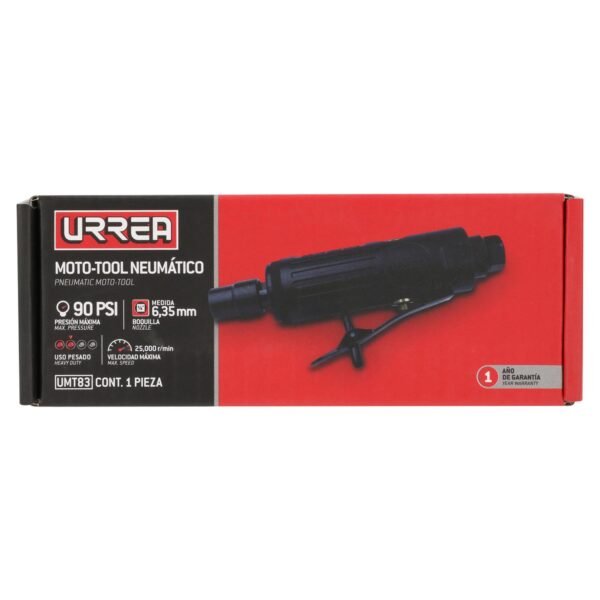 Moto-tool neumatico recto 1/4" 25,000RPM Urrea