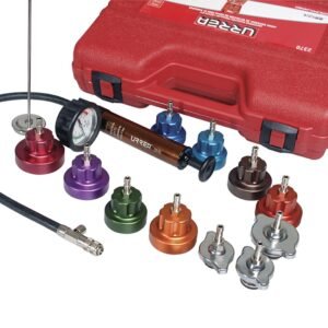 Juego para deteccion de fugas en radiador, 14 piezas Urrea