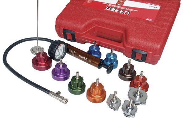 68799624 Juego para deteccion de fugas en radiador, 14 piezas Urrea